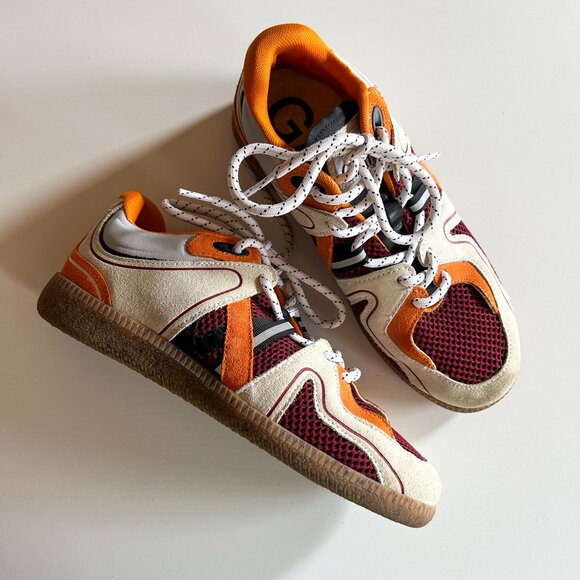 Ganni Sporty Mix Retrp Sneakers Egret EU Size 36 - Picture 2 of 9